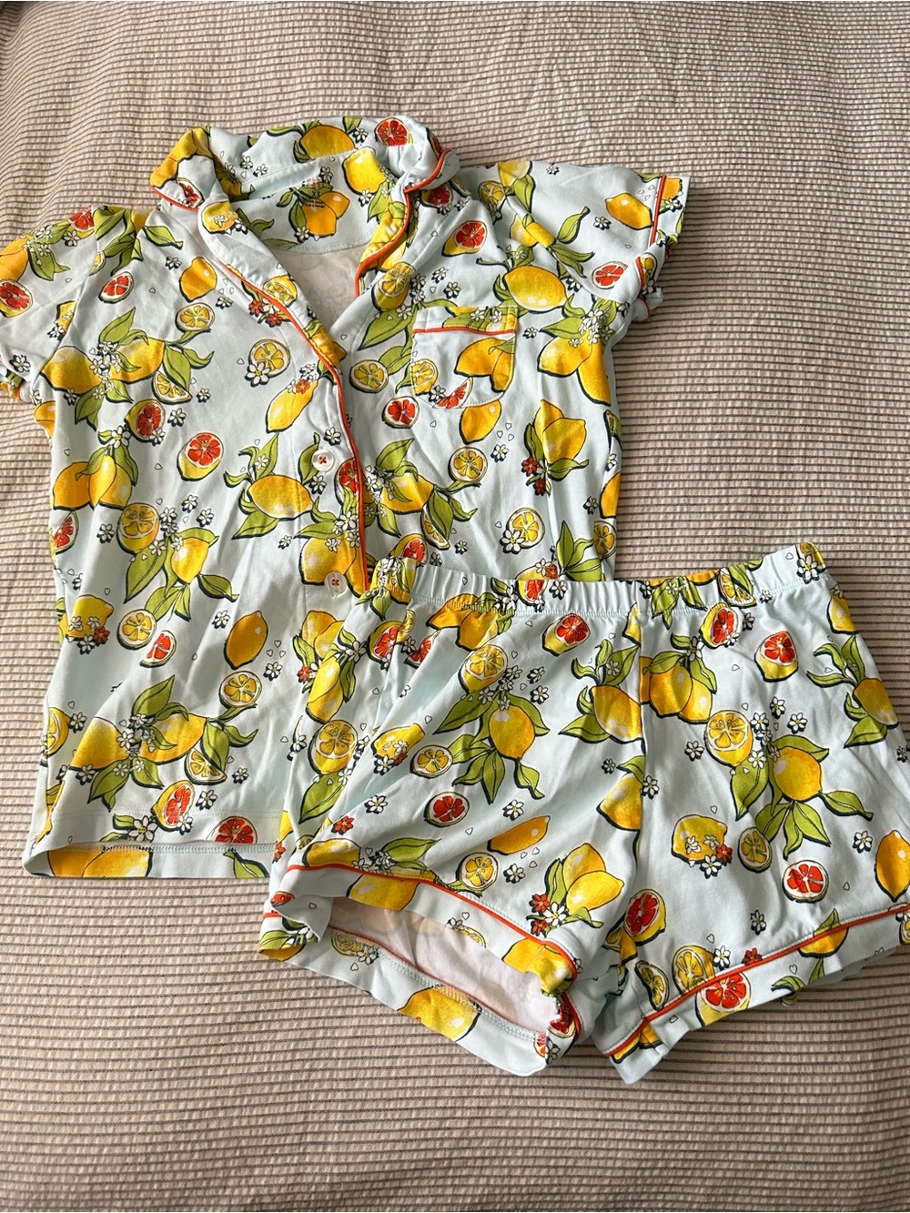 Roller Rabbit lemon pajama set